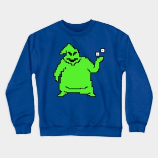 Oogie Boogie Man pixelated Crewneck Sweatshirt